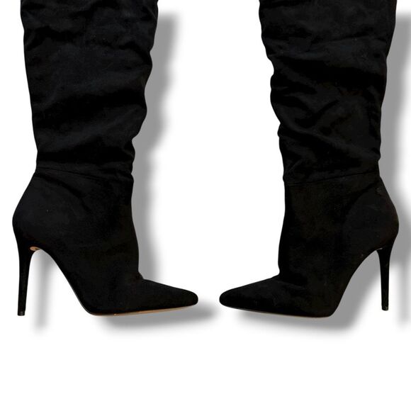 Jessica Simpson Women's Black Over The Knee Stiletto Boots Size 7.5 - Picture 3 of 10